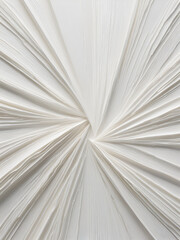 A textured expanse of white wax layers creates an abstract composition, offering an eye-catching study in soft textures and subtle tones.