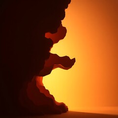 A sculptural modern building 