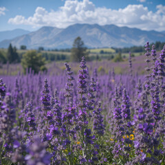 Obraz premium Field of Lavender in Pernica