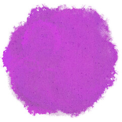 Purple Violet Circle Splash Watercolor Brushstroke with Paper Texture