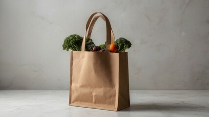 shopping bags on the table