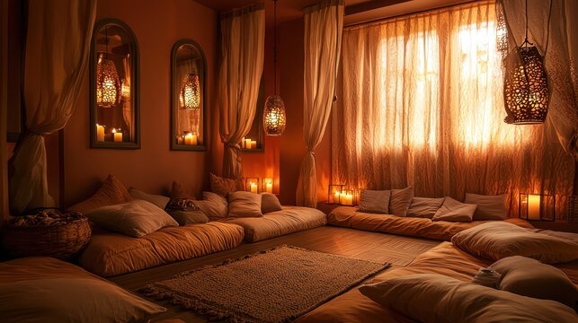 Quiet Spa Nook with Healing Aromas