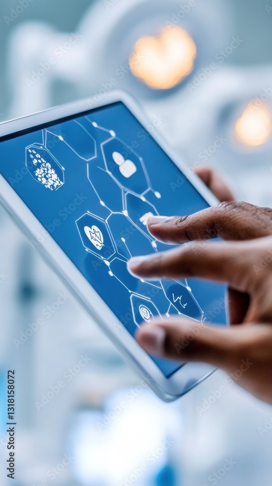 Poster ai-enhanced healthcare revolution next-gen digital diagnostics and telemedicine interface transformi