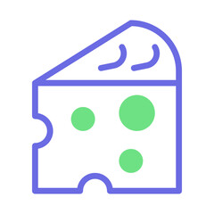 food duotone purple green_food-multicolor purple green_cheese