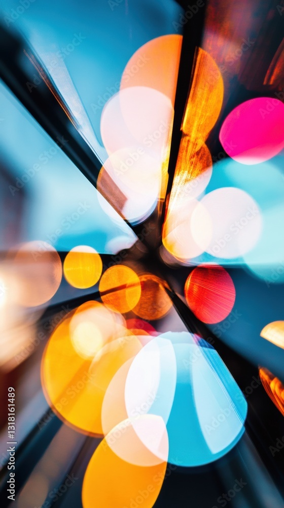 Poster Vibrant Digital Flux Immersive Abstract Color Theory Visualization - Innovative Design Trends Exploring Dynamic Visual Complexity and Modern Aesthetic Innovation