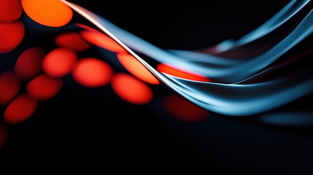 Neural Network Visualization Futuristic AI Data Flow with Dynamic Red and Blue Gradient - Cutting-Edge Machine Learning Computational Design