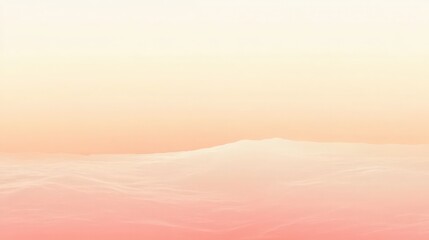 Fototapeta premium Serene landscape with soft gradient colors evoking tranquility and peace