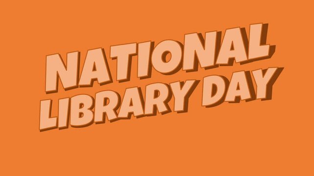 library day background animation illustration 