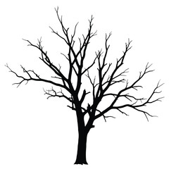 vector tree silhouette