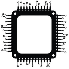 computer circuit board with processor