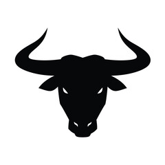 bull isolated on white