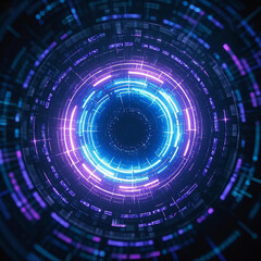 abstract technology background. Fractal design illustration, background design