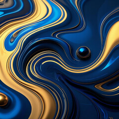 abstract background with blue circles