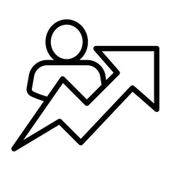 Mentor  Icon - Outline Style - Mentoring Themes