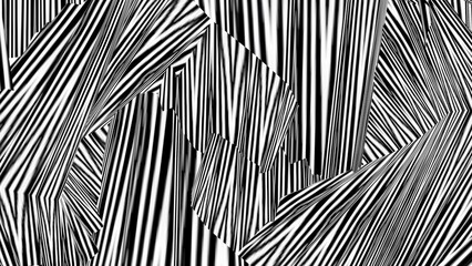 Striped wallpaper. Black and white stripes. Design for decor, print. Background in 4k format  3840х2160.