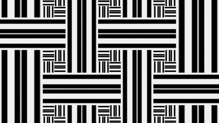 Striped wallpaper. Black and white stripes. Design for decor, print. Background in 4k format  3840х2160.
