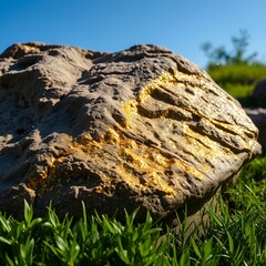 바위 속의 금을 발견