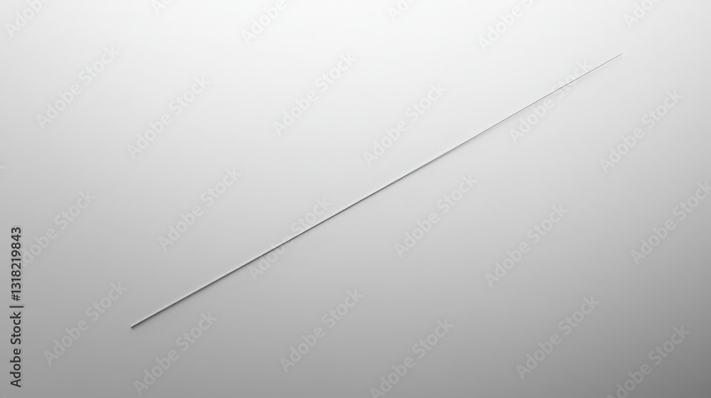Poster minimalist gray background with thin diagonal line for diverse design needs