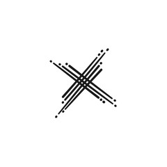 Abstract Geometric Art With Symmetrical Triangle Shapes and Neutral Tones