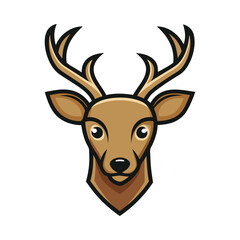 Deer Head Illustration