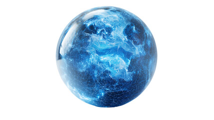 Png Global Network Connections Digital Earth, Interconnected World, Data Sphere, Blue Planet isolated on transparent background