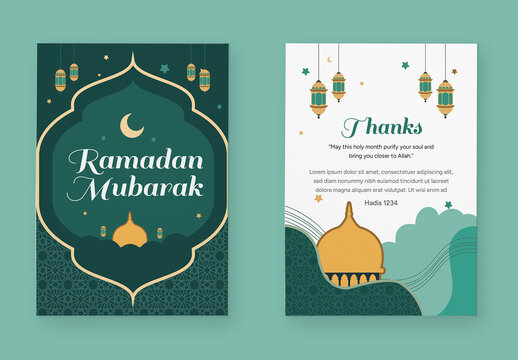 Ramadan Greeting Card Template