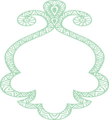 Beautiful flower art and mandala vector design
