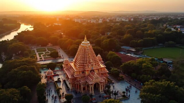 Hindu Temple in Vrindavan