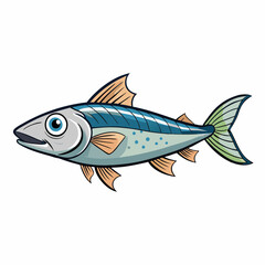 fish on a white background