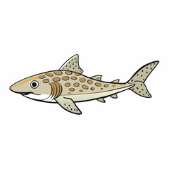 fish on white background