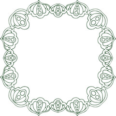 Beautiful flower art and mandala vector design