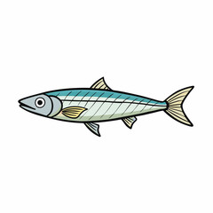 fish on a white background