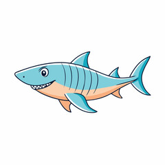 fish isolated on white