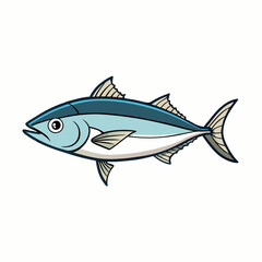fish on white background