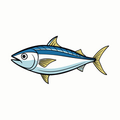 vector illustration of a fish