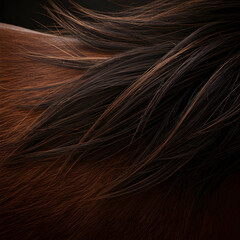 Fototapeta premium Horse Hair's Background