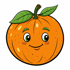 orange fruit character
