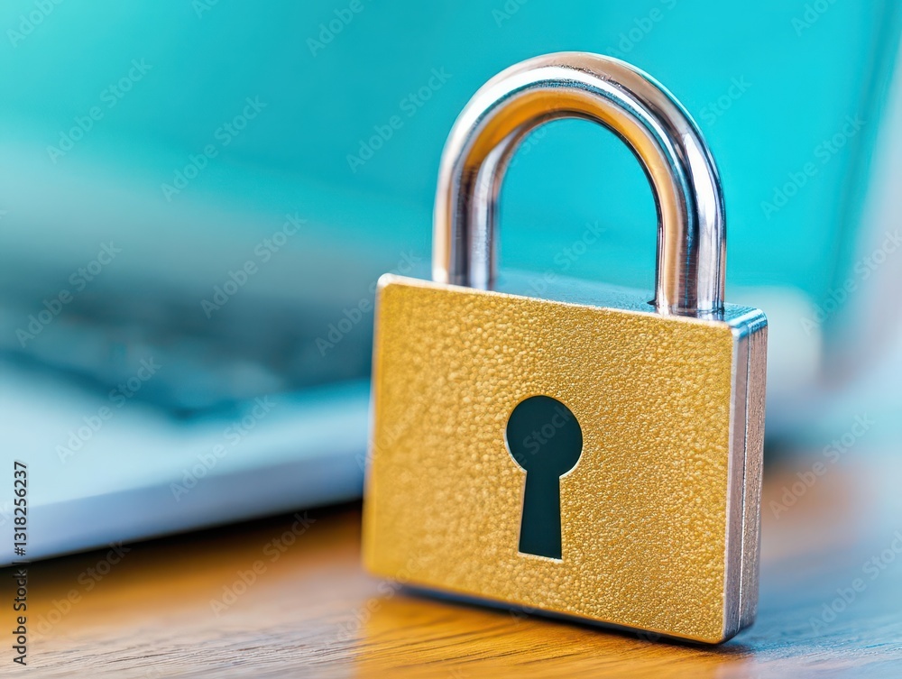 Aufkleber a guide on best cybersecurity practices for remote work, featuring tips on secure networks, password