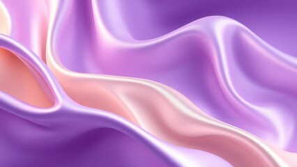 Obraz premium a close up of a purple and white silk fabric, 