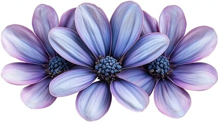 Delicate Purple Flowers in Arrangement