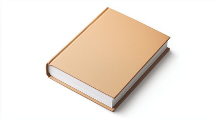 Isolated book on a white background featuring an attractive cover design and simple yet elegant presentation