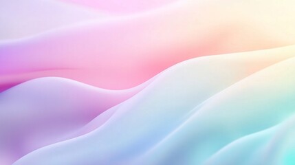 Obraz premium Gentle waves of pastel hues flow harmoniously, creating a tranquil ambiance. The soft textures blend, evoking feelings of calm and inspiration, perfect for artistic expression