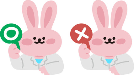 세계보건의날 동물 캐릭터 의사선생님