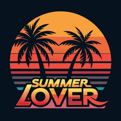 retro-80s-inspired-summer-lover-t-shirt-design