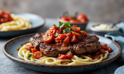 Spicy Tomato Steak