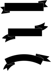 ribbon vector design illustration isolated on white background