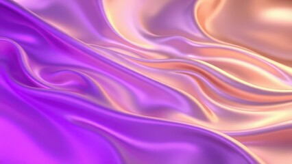 Obraz premium a close up of a purple and gold silk fabric