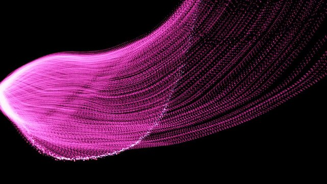 Abstract wave net particles background, particles fire work alpha