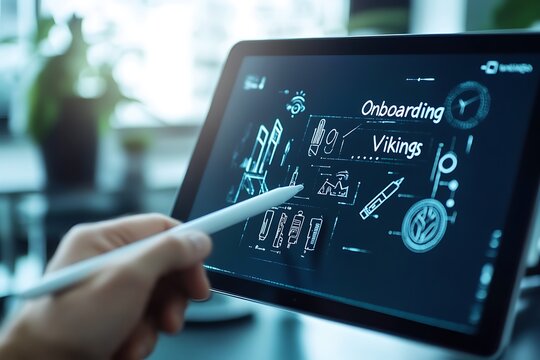 businessman using tablet pc