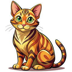 A close-up photograph of a Manx cat, showcasing its characteristic tailless body, stocky build, and thick, short fur.  Highlight the cat's muscular physique.